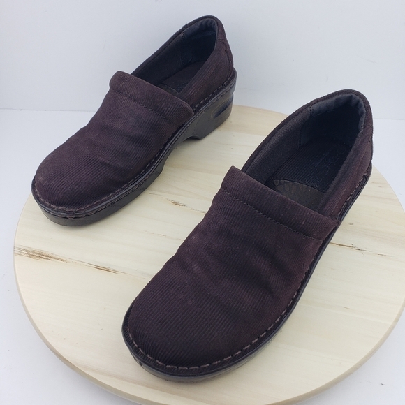 B.O.C. Corduroy Clog Shoes Women's Size 10M Brown Comfort Slip on Retro Boho - Picture 8 of 15